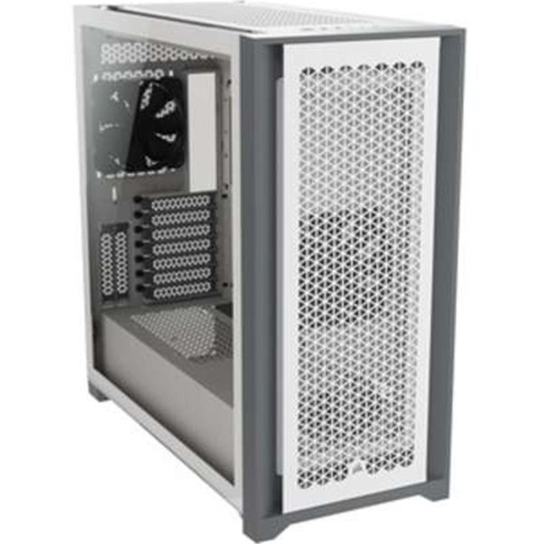 Serverusa Airflow Mid-Tower ATX PC Case, White SE1808665